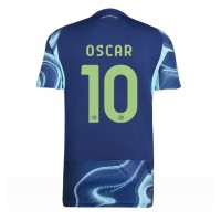 Camiseta Ajax Oscar Gloukh #10 Segunda Equipación Replica 2025-26 mangas cortas